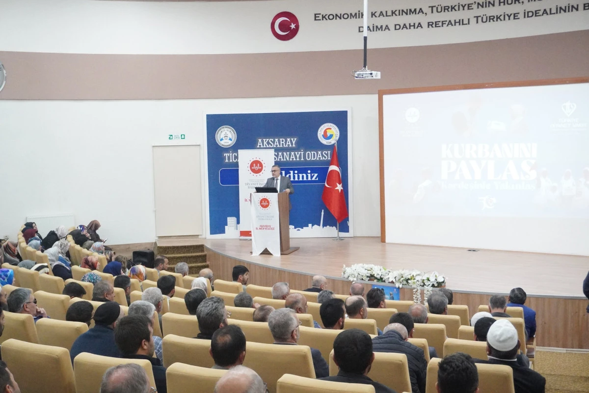 2025 Yılı Vekaletle Kurban Organizasyonu ile Yaz Kur’an Kursları Tanıtım ve Teşvik Toplantısı Düzenlendi.