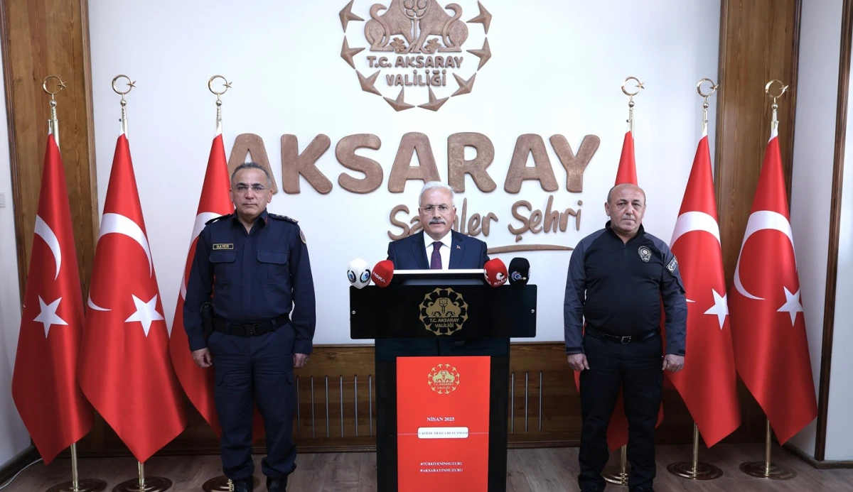 Aksaray'da Güvenlik Verileri Paylaşıldı, Vali;  Suç Oranları Düşüşte, 