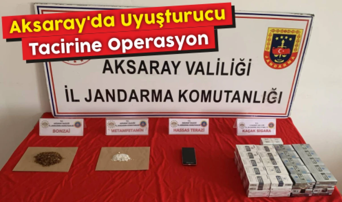 Aksaray'da Uyuşturucu Tacirine Operasyon