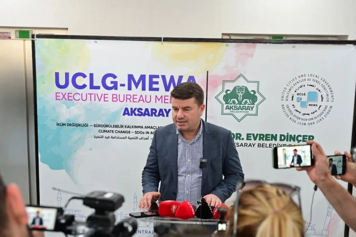 Başkan Dinçer Açıkladı ;Aksaray, UCLG-MEWA Yönetim Kurulu Toplantısı’na Ev Sahipliği Yapacağız, Tanıtım için çok önemli 